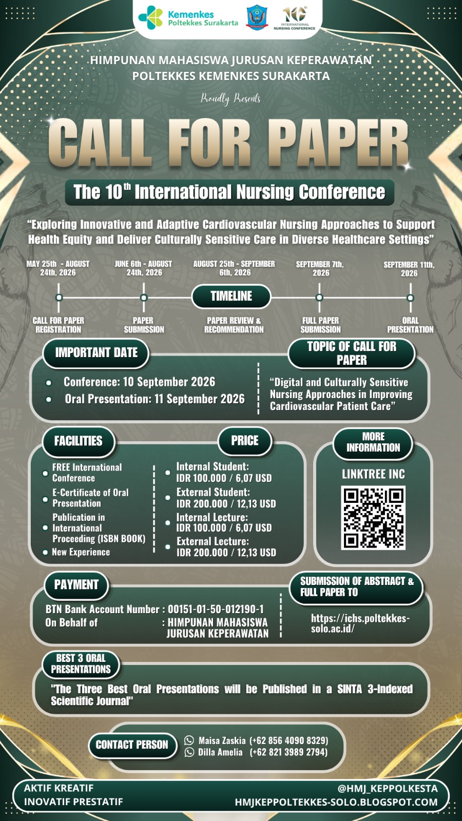 The 10th International Nursing Conference Health Polytechnic of Surakarta